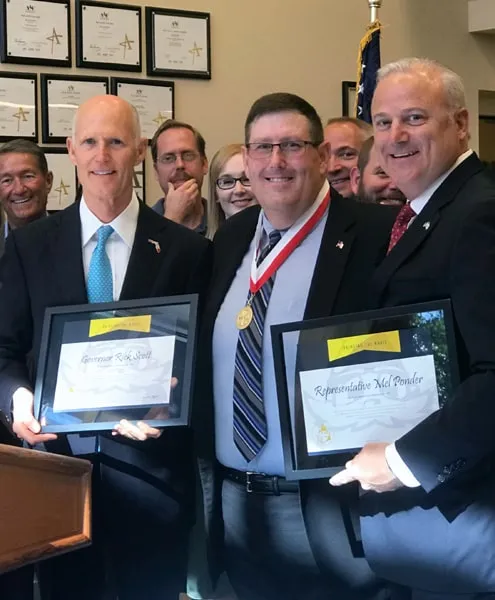 Ceremonial Veteran Bill Signing with Governor Rick Scott
